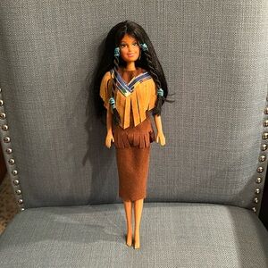 Totsy 1992 Indian Princess Doll, 11 1/2”, Vintage
